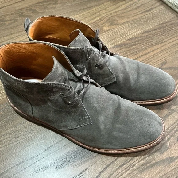 Allen Edmonds Men\'s Grey Suede Chandler Chukka Boots Size 13 D New Chandler Weatherproof Chukka Boot | Men main image 4